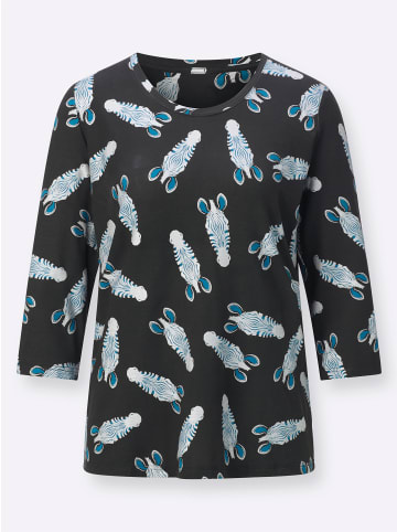 creation L Shirt in schwarz