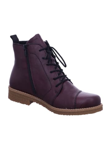 rieker Schnürstiefelette in brombeer