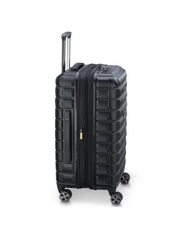 Delsey Shadow 5.0 4-Rollen Trolley 66 cm in schwarz