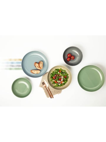Seltmann Weiden 4er Set Foodbowls Beat Color Glaze ø 25,5 cm in Perlgrau