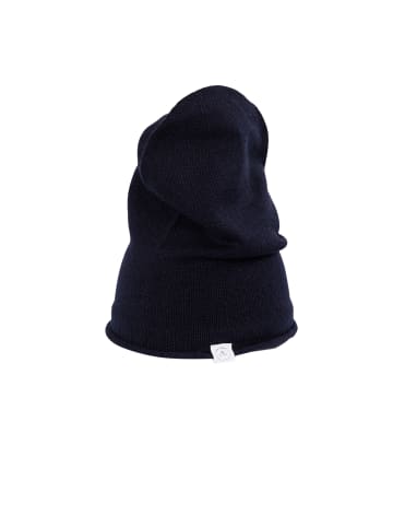 CASH-MERE.CH Bio Beanie in Marine Blau