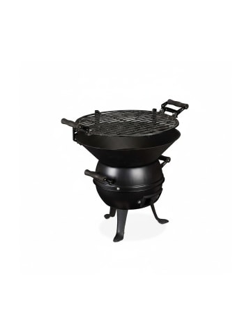 relaxdays Grillfass in Schwarz - Ø 35 cm