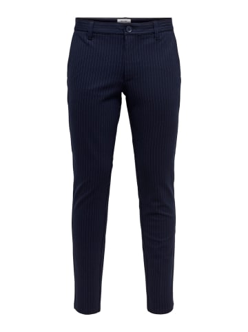 Only&Sons Stoffhose / Chino ONSMARK PANT STRIPE GW 3727 tapered in Blau