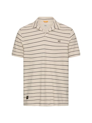 Camel Active Poloshirt mit kontrastierenden Details in Beige