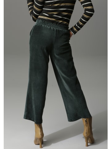 Aniston CASUAL Cordhose in Tannengrün
