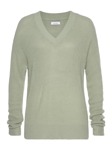 LASCANA V-Ausschnitt-Pullover in mint