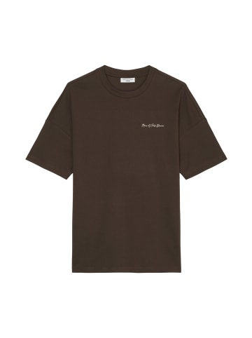 Marc O'Polo DENIM T-Shirt oversize in dark chocolate