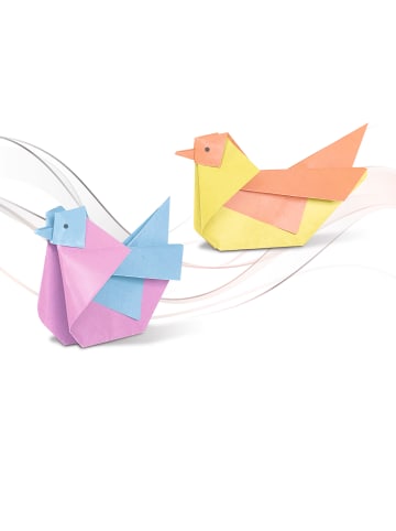 URSUS Origami Papier Duo "PASTELL", 80g, 15 x 15 cm, 10 Farben, 100St. - ab 3 Jahren