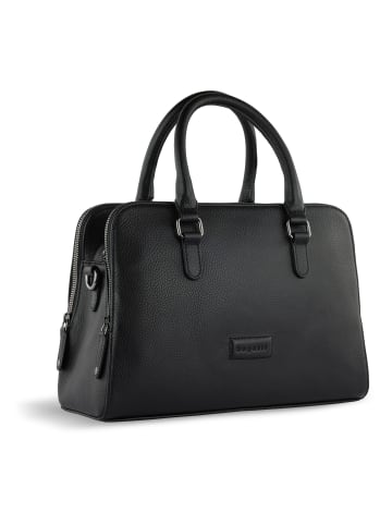 Bugatti Elsa Handtasche Leder 32 cm schwarz