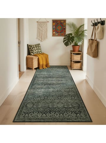 Teppich Boss Kurzflor Teppich Inka 1148 Läufer in Grün