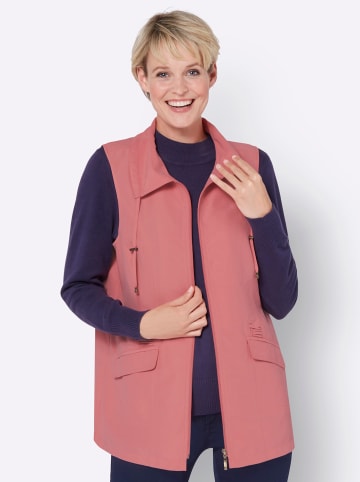 Sieh an! Longweste in flamingo