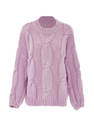ebeeza Damen Strickpullover in Rosa