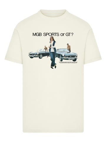F4NT4STIC T-Shirt British Motor Heritage MG MGB Or GT Promo Ad in sand