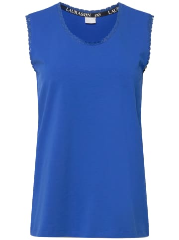 LAURASØN Strick-Top in dunkles himmelblau