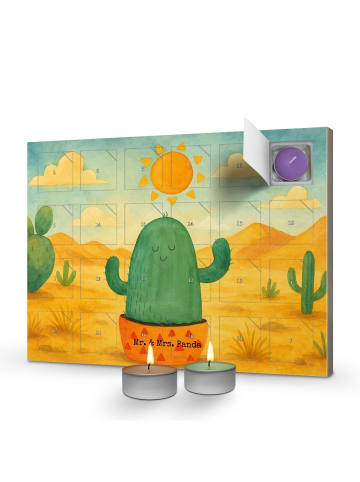 Mr. & Mrs. Panda adventskalender kerzen Kaktus Sonne Design ohne... in Weiß