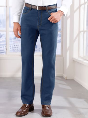 Sieh an! Thermo-Jeans in blue-stone-washed