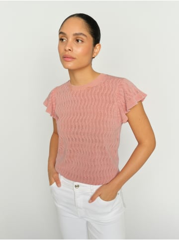 Mos Mosh Strickshirt MMGanna Pattern in altrosa - 0002