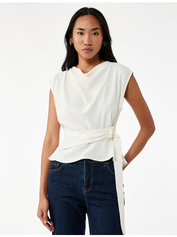 KOTON BLUSE SS in Grauweiß