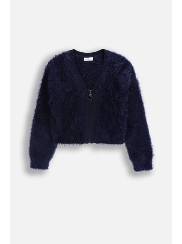Coccodrillo Strickjacke mit Reißverschluss in dunkelblau