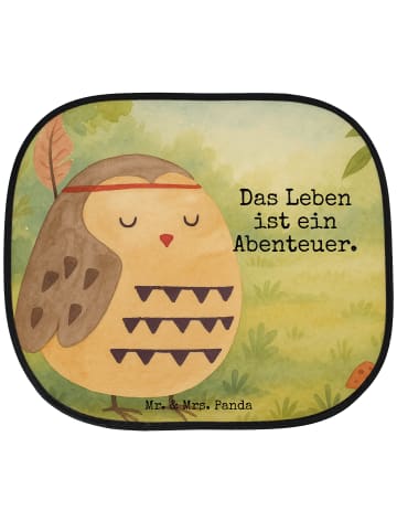 Mr. & Mrs. Panda sonnenschutz Eule Federschmuck Design mit Spruch in Weiß