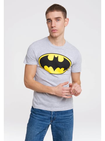 Logoshirt T-Shirt BATMAN - LOGO in grau meliert