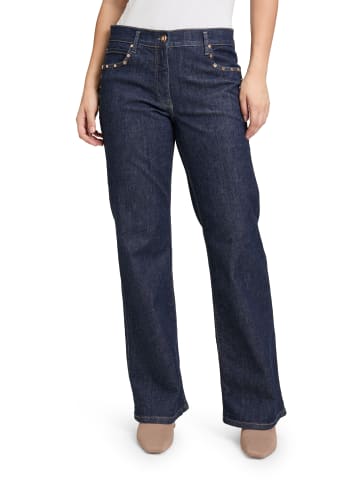 Betty Barclay Casual-Hose mit Waschung in Dark Blue Denim