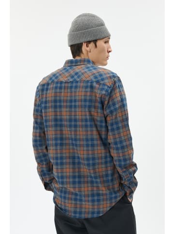 Matinique Langarm - Hemd MAtrostol Gerade Passform in Insignia Blue