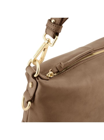 FREDs BRUDER Just Easy Schultertasche Leder 31 cm in khaki green