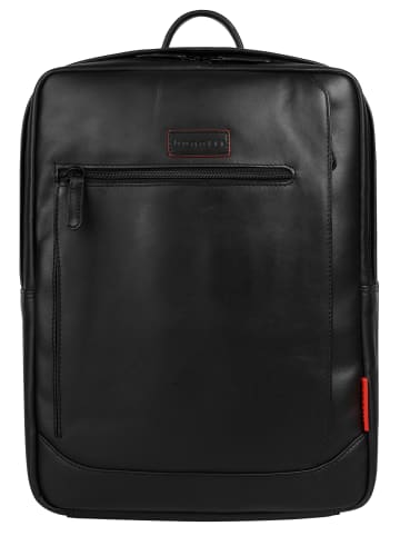 Bugatti Rucksack CLARK echt Leder in schwarz