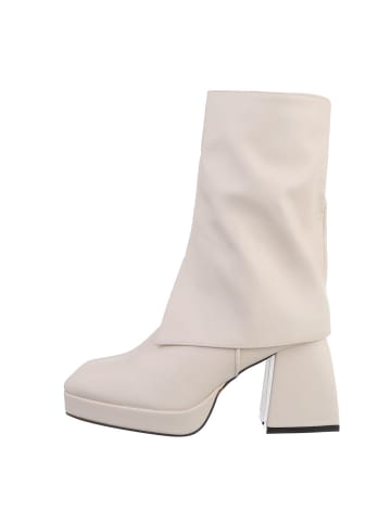 Ital-Design Stiefelette in Beige