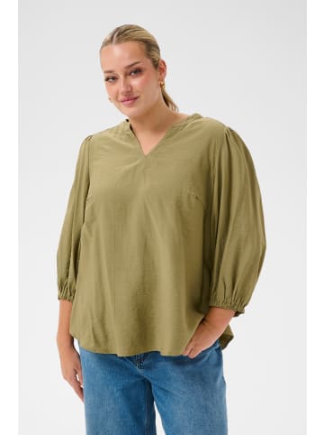 KAFFE curve Langarm-Bluse KCalberte Regular fit in Aloe