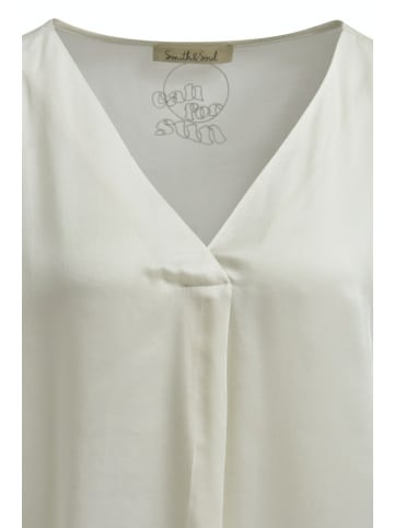 Smith & Soul Kurzarmbluse für Damen in creme