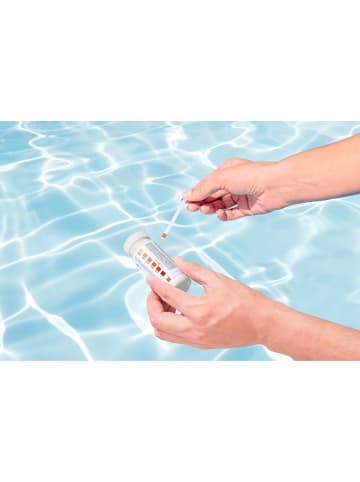 Bestway Teststreifen Salzwasser für Pool und SPA 25 Stück in mehrfarbig