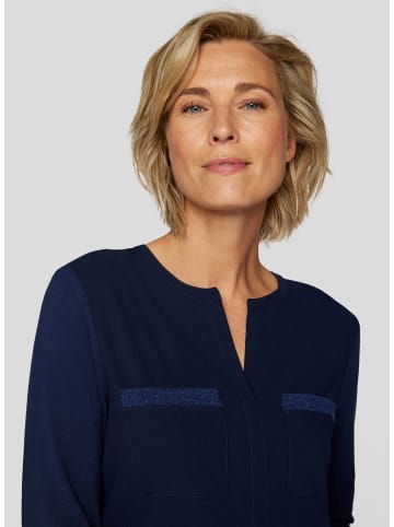 Rabe Bluse in Dunkelblau in Blau