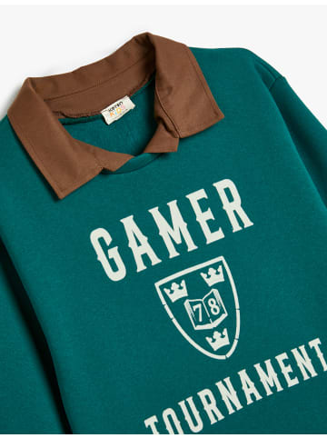 KOTON Sweatshirt in Grün