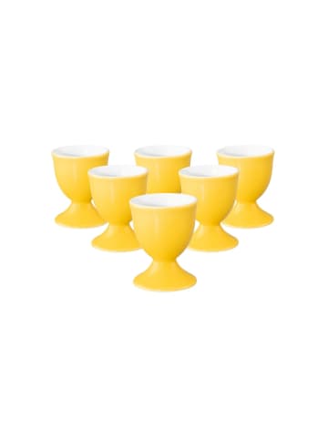 Seltmann Weiden 6er Set Eierbecher Liberty Pure Colors ø 4,9 cm in Yellow Glow