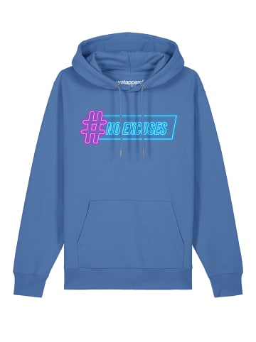 wat? Apparel Sweatshirt No Excuses in Bright Blue