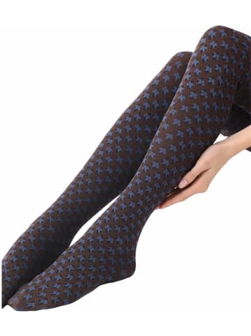 Oroblu Strumpfhose TINY PATTERNS in chocolate