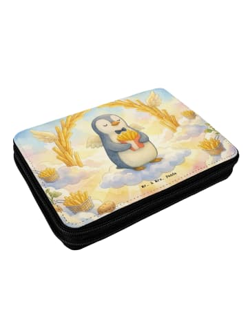 Mr. & Mrs. Panda Mäppchen Pinguin Engel Pommes Design ohne Spruch in Weiß