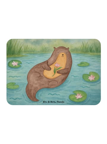 Mr. & Mrs. Panda Magnet Otter Seerose Design ohne Spruch in Weiß