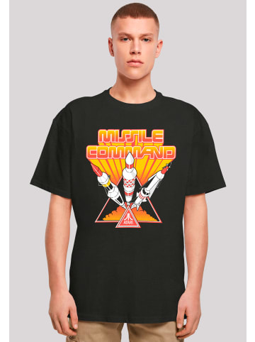 F4NT4STIC Oversize T-Shirt Arcade Triple Shot Atari Retro Gaming in schwarz