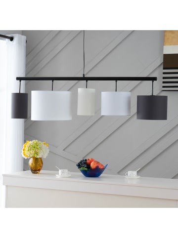 home24 Pendelleuchte Kamia II in Weiß