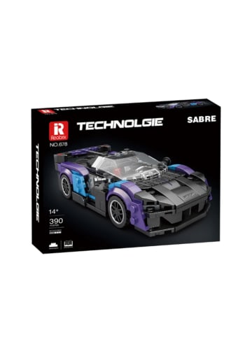 Reobrix 678 Supersportwagen 1:24 Klemmbaustein Auto 390 Teile mit Türen