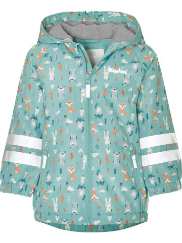 Playshoes Outdoor-Jacke Waldtiere Fleece-Futter in mint