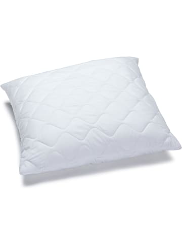 f.a.n. Frankenstolz Kissen Kansas 80x80 cm gesteppt in weiss
