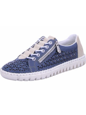 rieker Schnürschuhe in azur/perle/adria