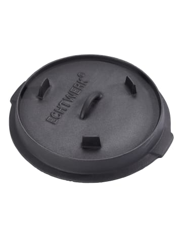 Echtwerk Gusseiserner Dutch Oven groß 76 l in Schwarz