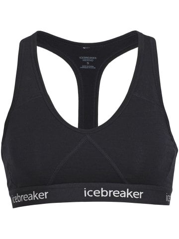 icebreaker Sport-BH Sprite Racerback in Schwarz