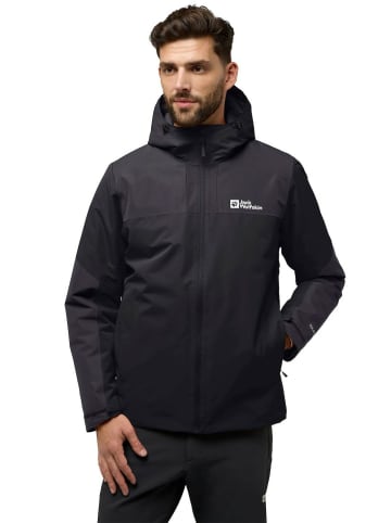 Jack Wolfskin Softshelljacke für Herren in schwarz