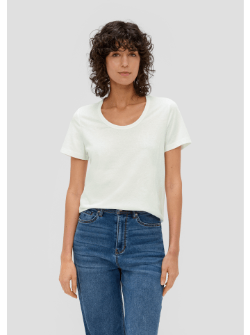 s.Oliver T-Shirt kurzarm in Creme